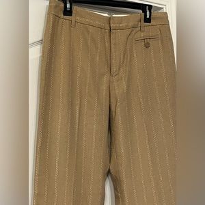 GAP Wool Blend Lined Stretch Khaki Flare Dress Pants. Size 12R